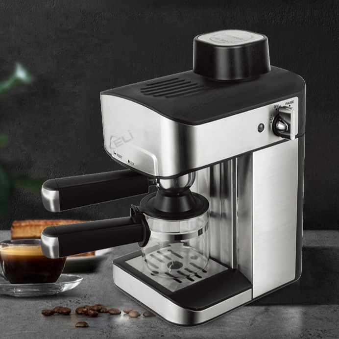 3.5Bar máquina de café de vapor italiana Eurocontrol de perilla transfronteriza con bomba de burbuja de leche máquina de café