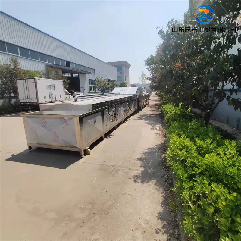 豆角全自动蒸煮漂烫机 芸豆菜花水浴式漂烫杀青机 食品杀菌设备