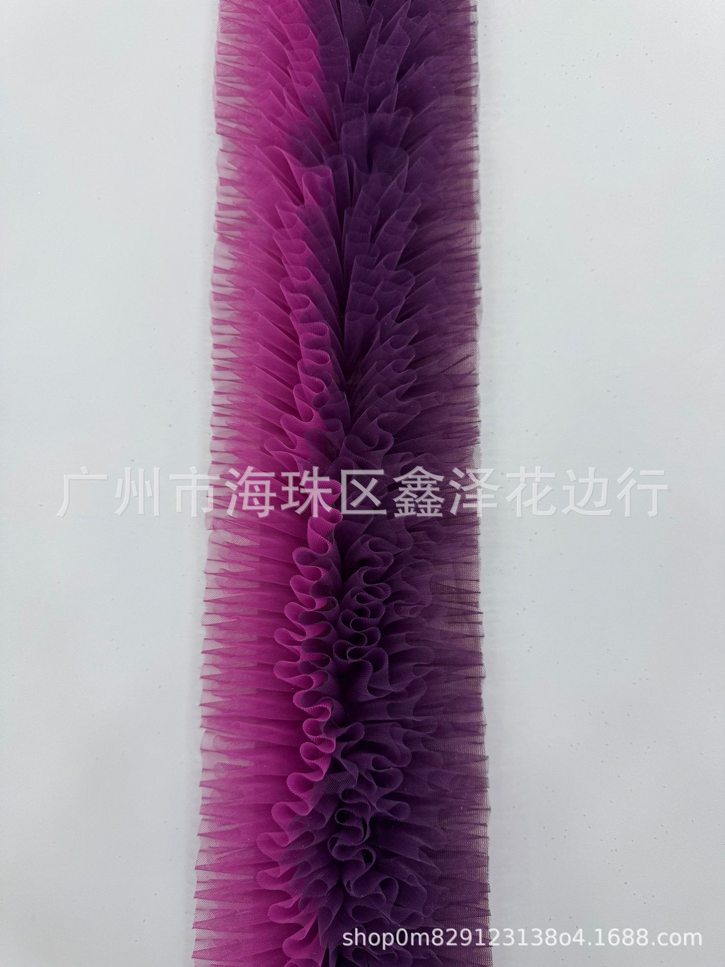 5 filas de color morado uva degradado