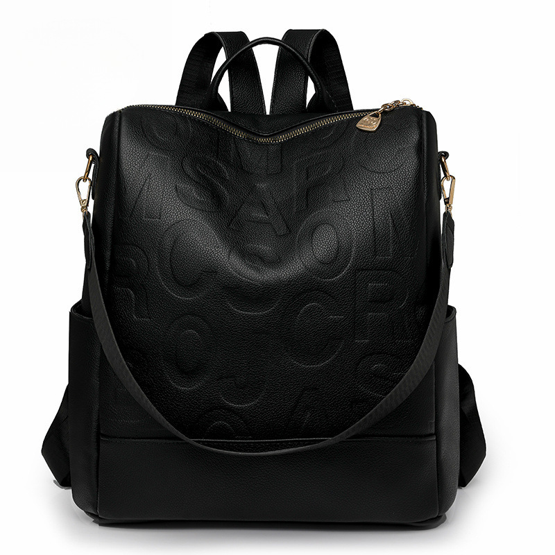 Mochila de viaje de moda 2024 mochila de alta calidad mochila de mujer europea y americana casual de moda de mediana edad sensación versátil nuevo