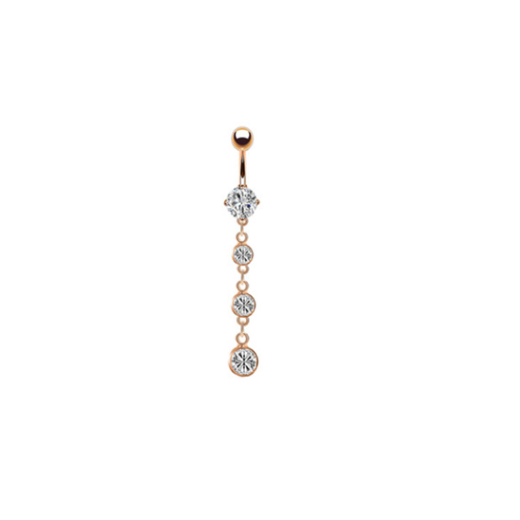 16G labret stud size and finish detail