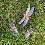 独立站新款Dragonfly Copper WallHanging蜻蜓铜壁挂金属花园艺术