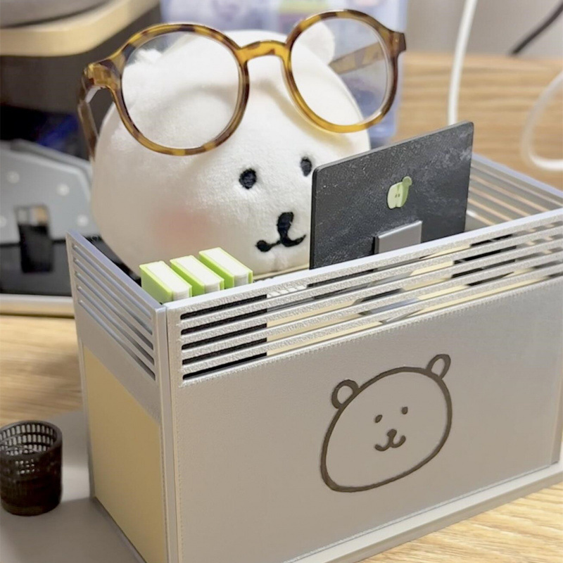 Auto-descrición oso para trabajar mini mini decoración buey caballo trabajador decoración paisajismo oficina buena cosa de escritorio