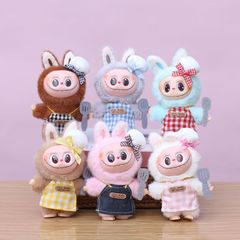 インターネット有名人グルメビニールウサギペンダントかわいいぬいぐるみ人形シェフバッグペンダントキーホルダー人形