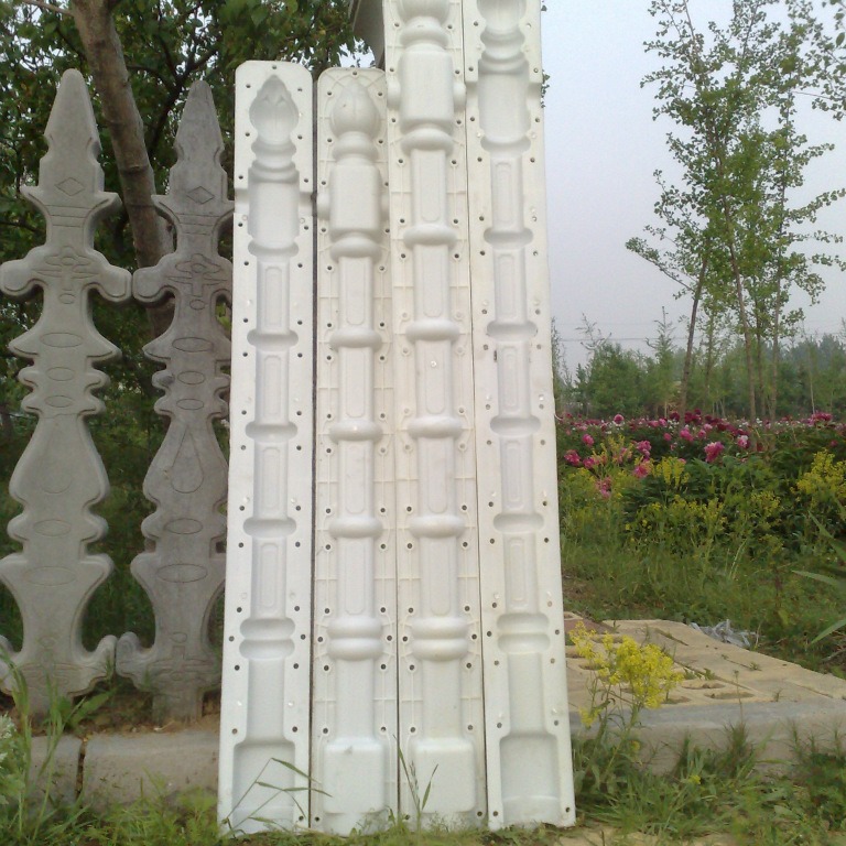 厂家供应各种艺术围栏水泥制品塑料模具