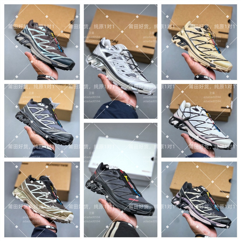 Putian One-To-One Factory Wholesale Pure Original Sports Xt-6 Salomon Outdoor Running Shoes for Men and Women in Gray Putian One-To-One Factory Wholesale Pure Original Sports Xt-6 Salomon Outdoor Running Shoes for Men and Women in Gray