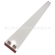 厂家批发LED支架灯非标加厚加宽T8双管日光灯架工程款荧光灯支架