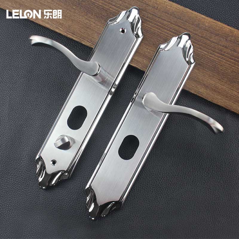 Cerradura de puerta antirrobo europea conjunto de cerradura de puerta doméstica general 304 cerradura de puerta de acero inoxidable cerradura mecánica de madera
