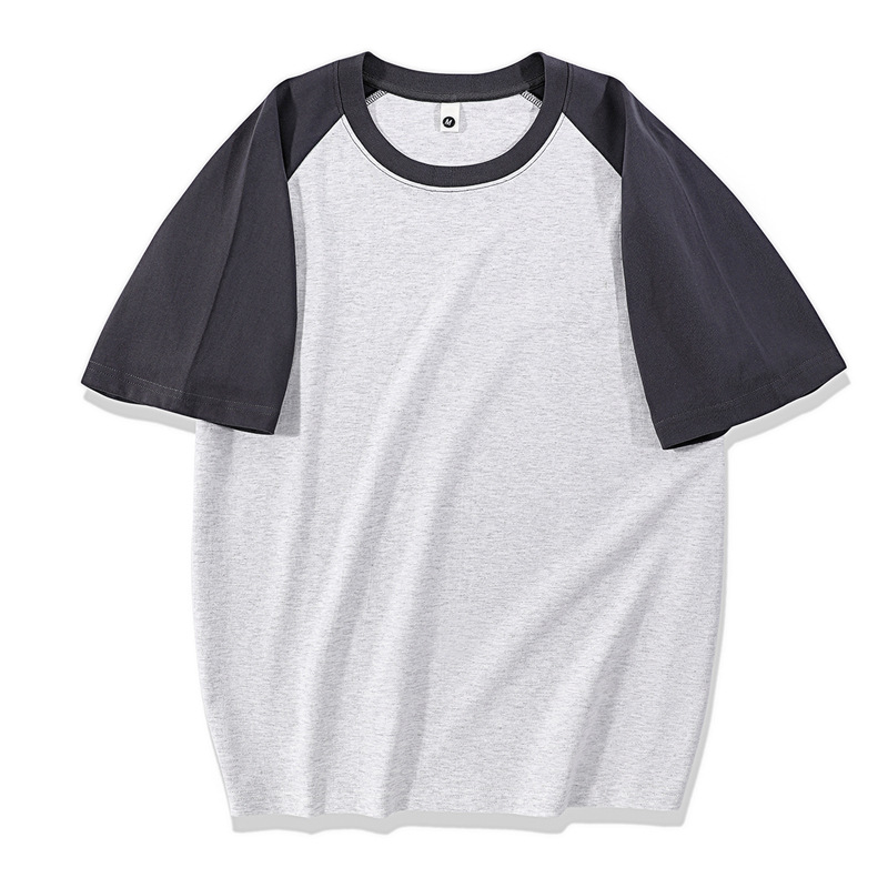 230g short sleeve iron gray parquet gray