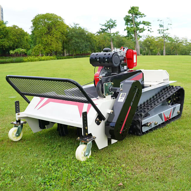 遥控割草机履带式多功能果园山地割草机小型碎草全地形柴油打草机