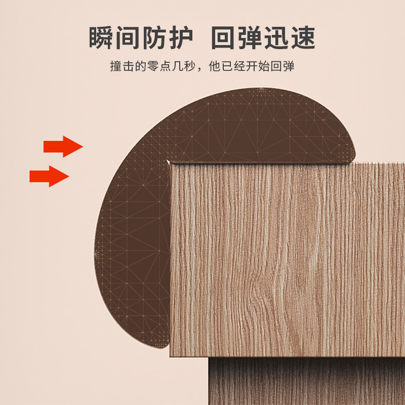 Tira anticolisión para niños ensanchada Tira protectora engrosada protección de la esquina de la pared de escritorio Tira protectora anticolisión bebé infantil