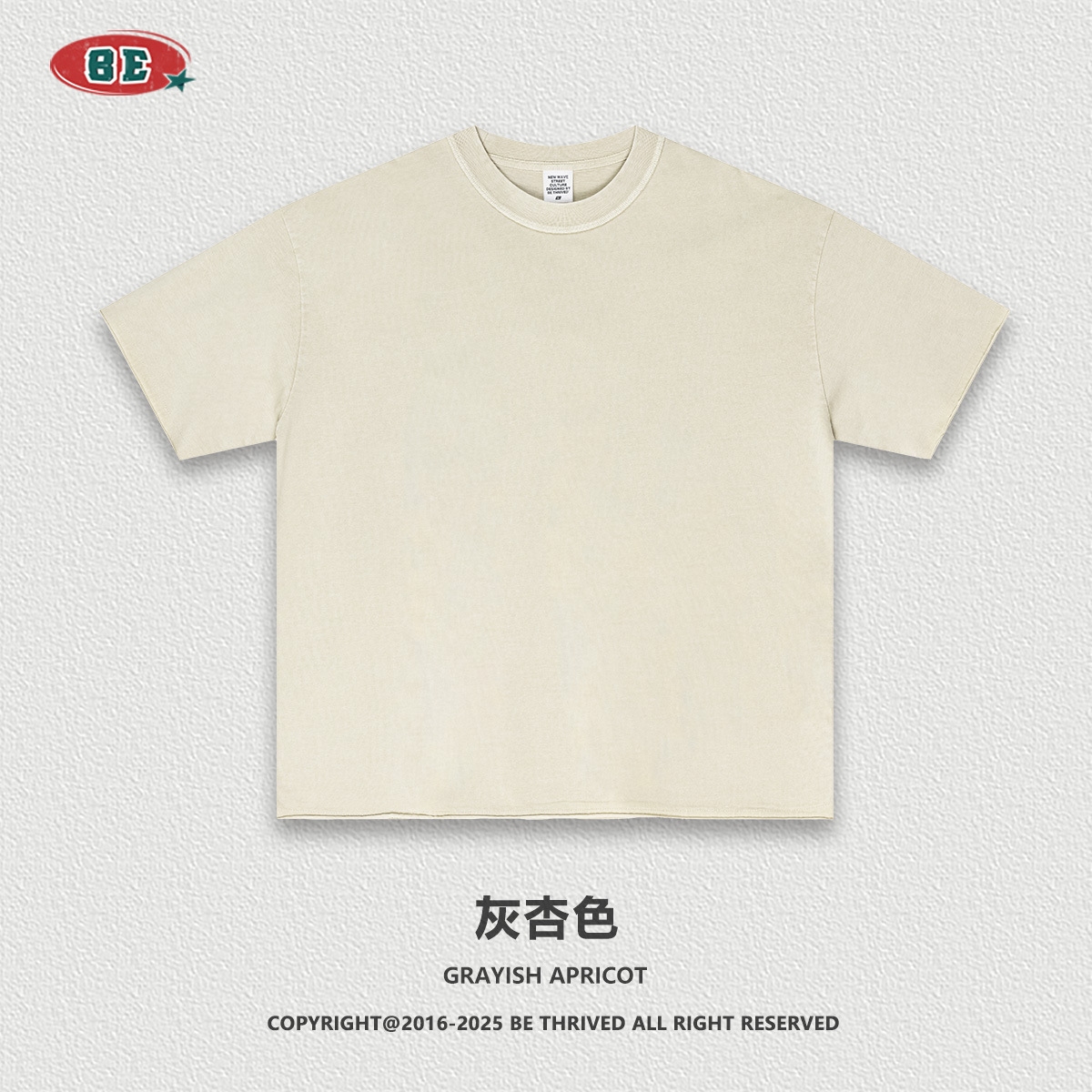 BE ropa de hombre | 2025 verano marca de moda estadounidense pesado anti-coche cuello azul rizado camiseta de manga corta pantalones cortos traje hombre de moda image 10