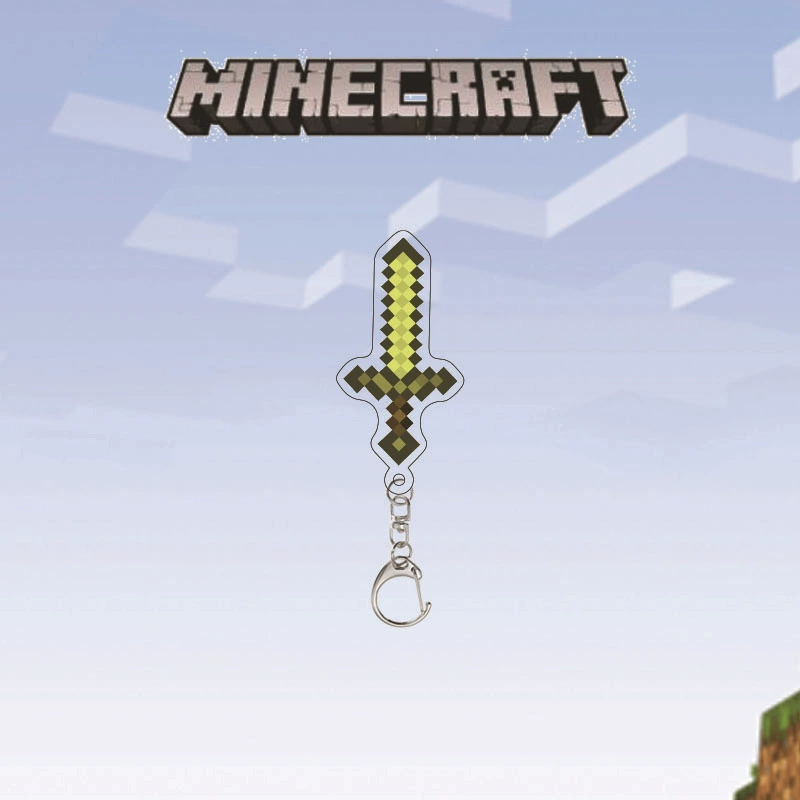 Кейп настенный Minecraft окружение, подвеска с мумией, тота, магическое золотое яблоко, акриловая подвеска, подарок