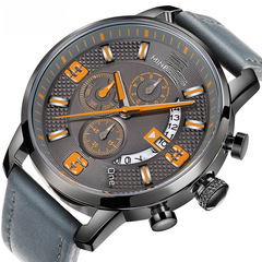 MINI FOCUS Sports Watch Outdoor Style Fashion Men's Watch Trend Brand Calendar Waterproof Men's Watch 0025G