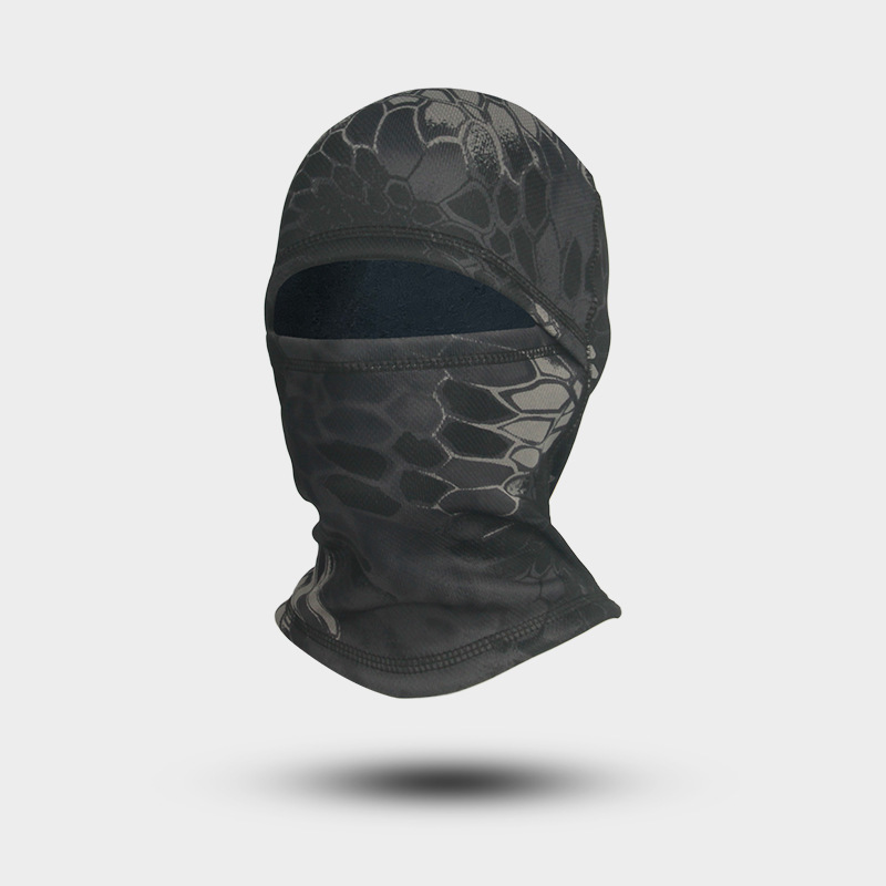 Otoño y invierno de veludo calentamiento grueso gorra deportiva al aire libre sombrero de esquí de bicicleta a prueba de viento sombrero frío camuflaje máscara gruesa