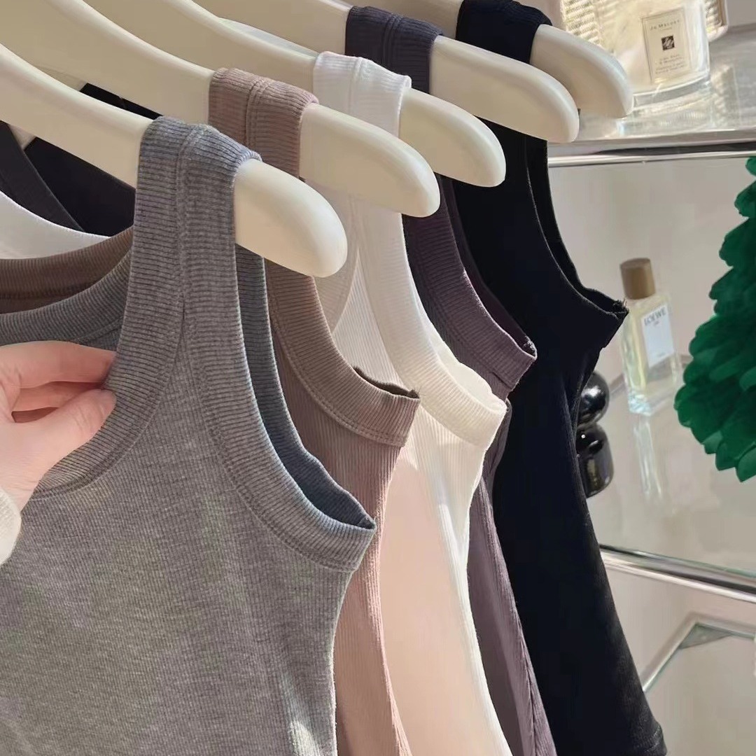 Estilo japonés Dongdaemun mismo Chaleco de verano sin fisuras botar casual anti-exposición que cubre el pecho chaleco para mujeres