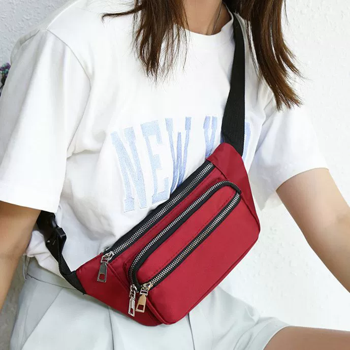 Модная сумка- belt bag, грудная сумка для мужчин и женщин, спортивная сумка через плечо, оксфордовая ткань, корейский стиль, опт