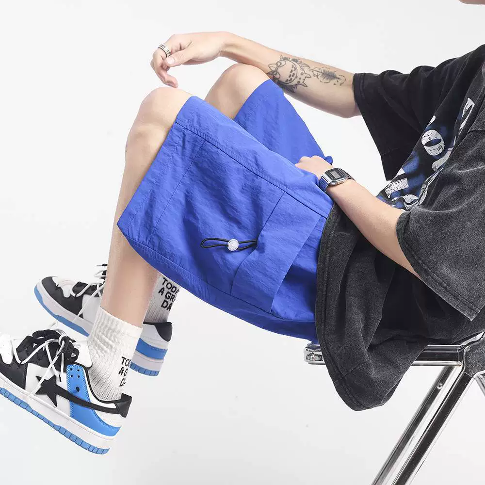 Vileto DeWu Vipshop, состоящие из двух частей, большие, новые летние тканые быстросохнущие брюки с допамином, нейлоновая рабочая одежда, 2025 г.