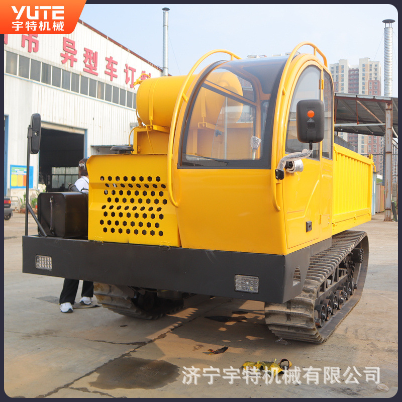 50吨农用搬运车工程翻斗山地自卸车多功能大型履带运输车