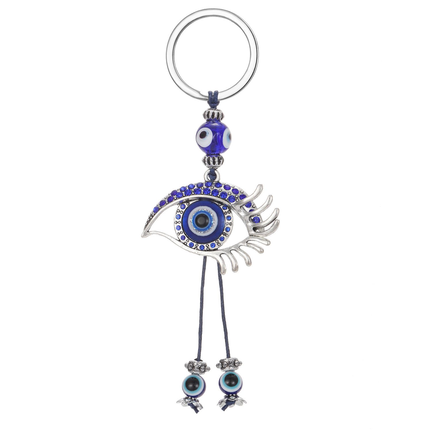 Retro Eye Plastic Plating Zircon Unisex Keychain 1 Piece display picture 4