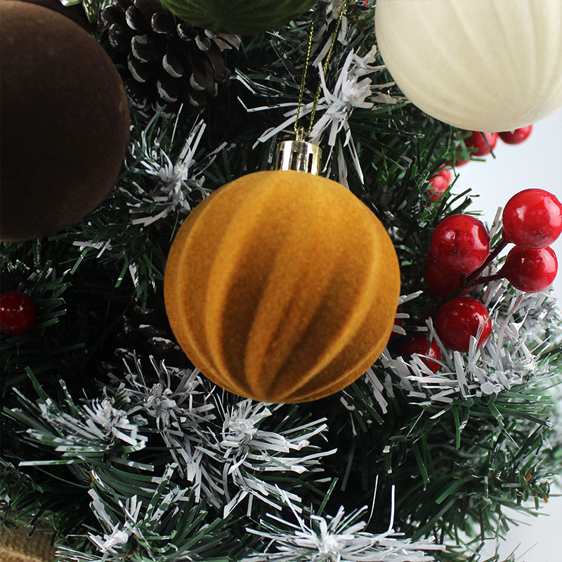 Navidad, accesorios de Navidad, decoraciones navideñas, flocado, colgantes de Navidad, colgantes de decoración del árbol de Navidad