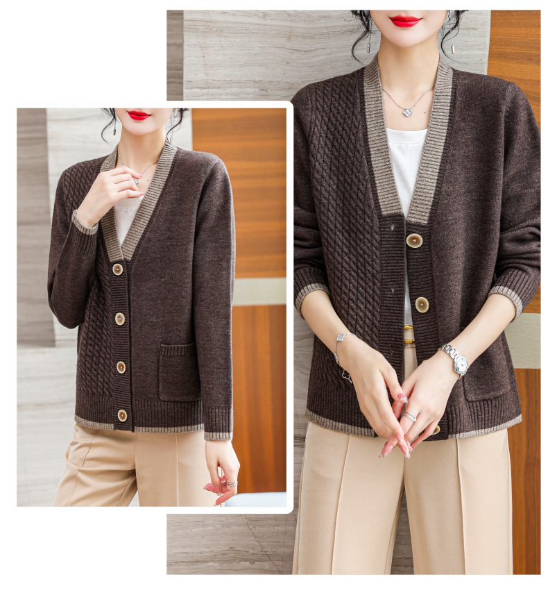 E9847 1720K ÁO LEN NỮ XIAENHA ÁO LEN DÁNG DỘNG MÙA XUÂN THU ĐÔNG THỜI TRANG NỮ G05 SẢN PHẨM MỚI
