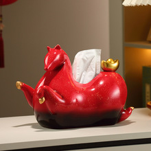 客厅桌面装饰纸巾盒中式家居餐桌办公茶几抽纸收纳摆件创意乔迁礼