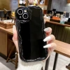 Кремовый чехол, чёрный