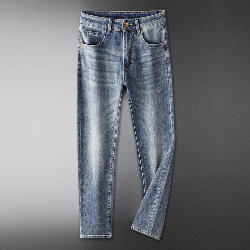 European New Pants High Quality Jeans Men's 2024 New Straight Trendy Casual All-match Pants Daniel