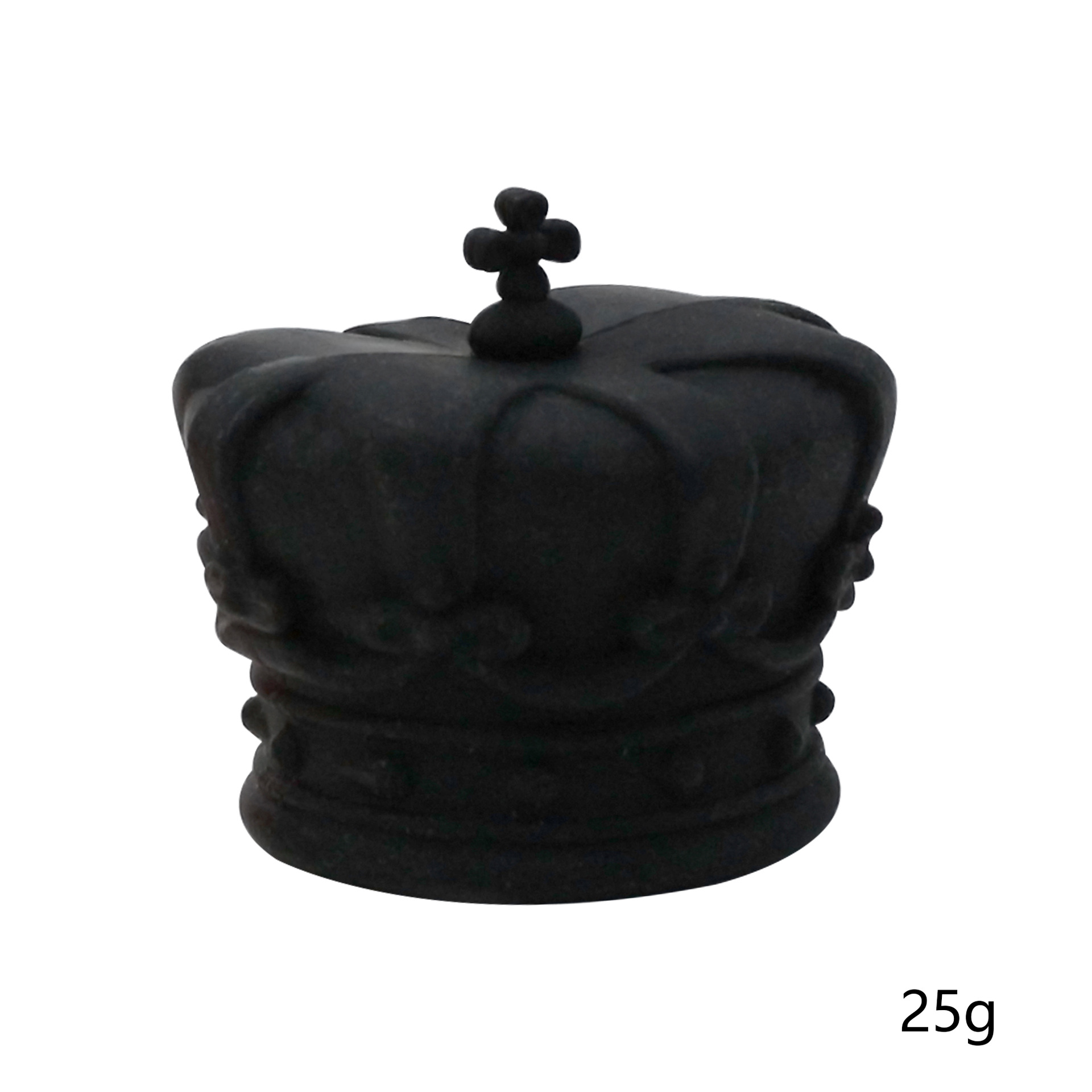 Tapón de botella de corona negra de silicona