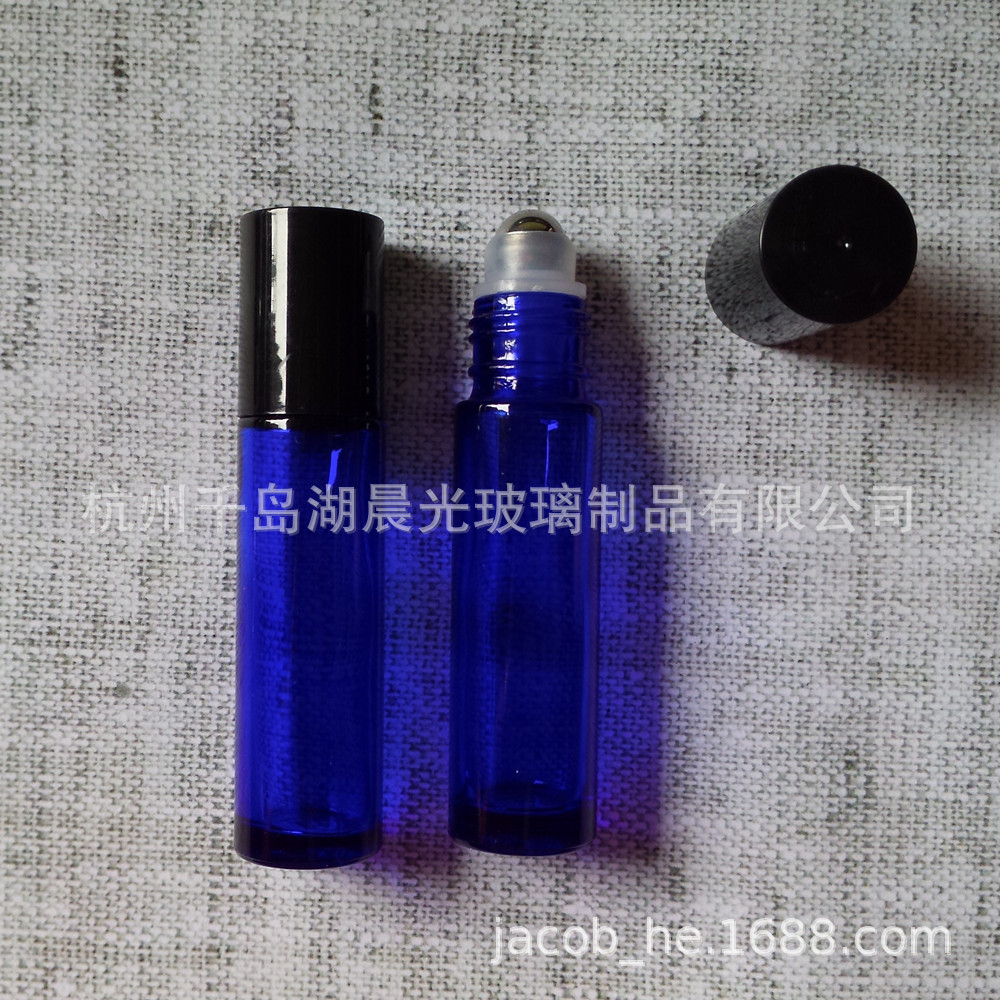 供应10ml蓝色模制滚珠瓶，精油瓶