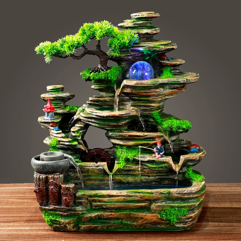 Sansui, \"Mountain cloud\" чай, украшения для гостиной, рок-сад, фонтан