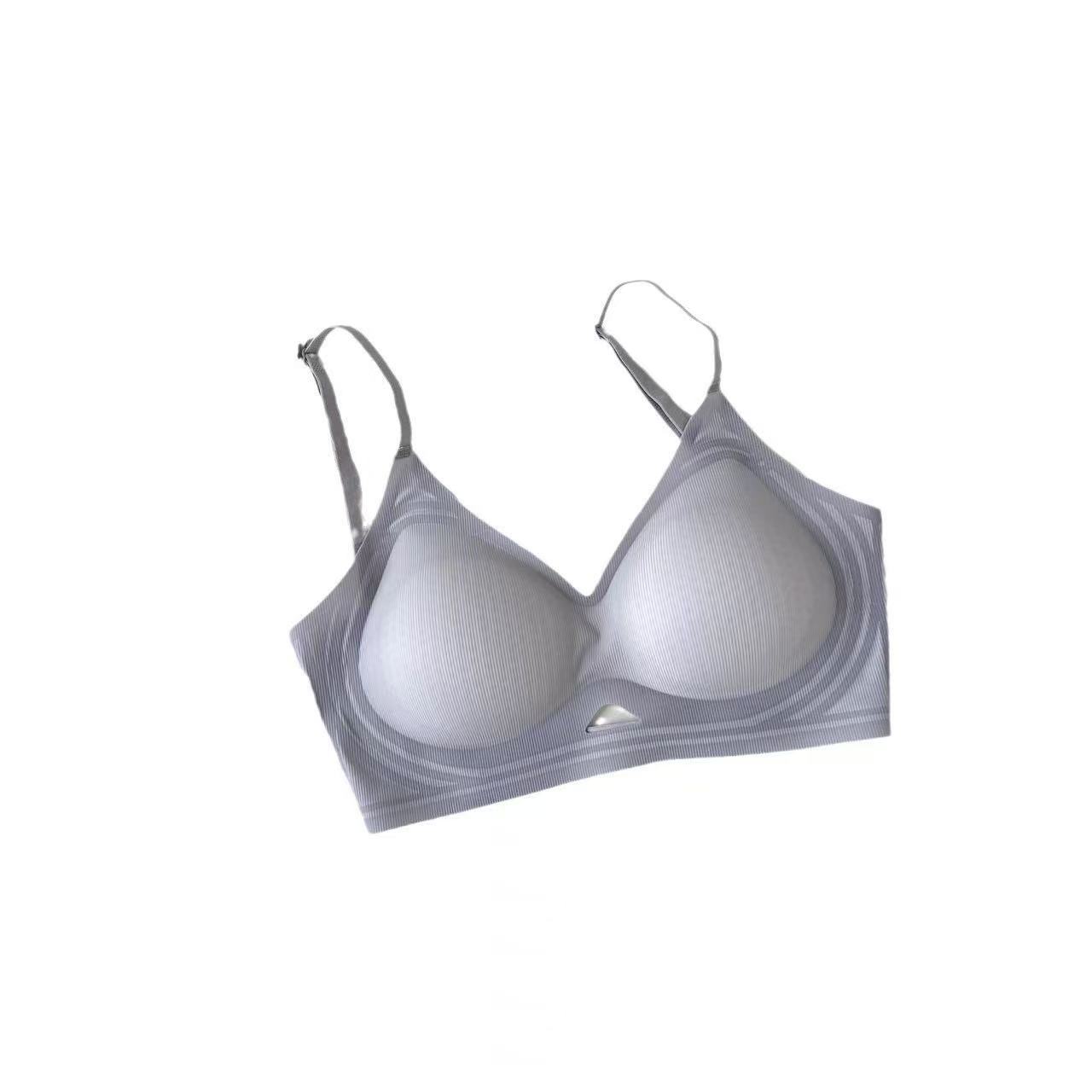 Traceless Summer Cool Peach Cup Extending U-Back Underwear with Anti-Sagging Bra
