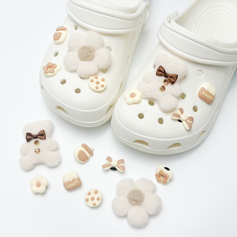 SZ- 406m 컬러 플러시 꽃 곰