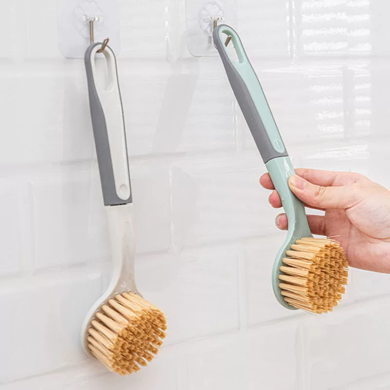 Длинная ручка кухонный горшок щетка горшок артефакт Бытовая щетка для мытья посуды имитация сизаля раковина плита щетка для обеззараживания