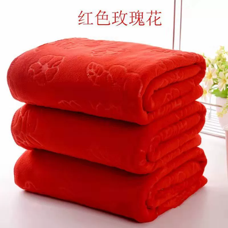 Оптовая микрофибра большой красный свадебный тисненый свадебный автомобиль висит красный 100 дней назад банное полотенце День рождения полотенце под давлением