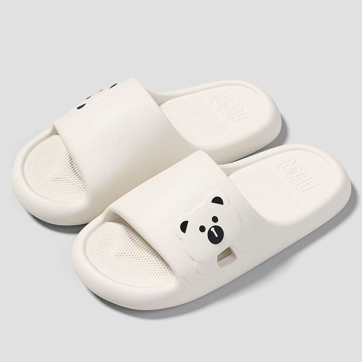 Zapatillas de mujer pareja gruesa baño en casa 333 cm interior zapatillas de verano zapatillas Eva