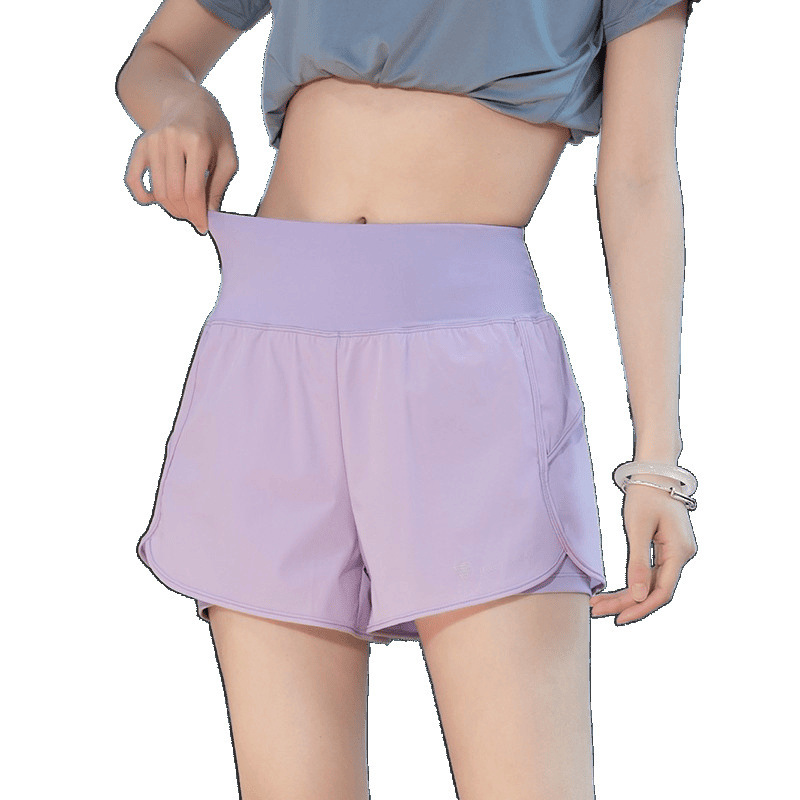 Runaway Loli スポーツショーツ レディース 2025 夏露出防止ヨガパンツ携帯電話用のプロフェッショナルバックポケット付き|undefined