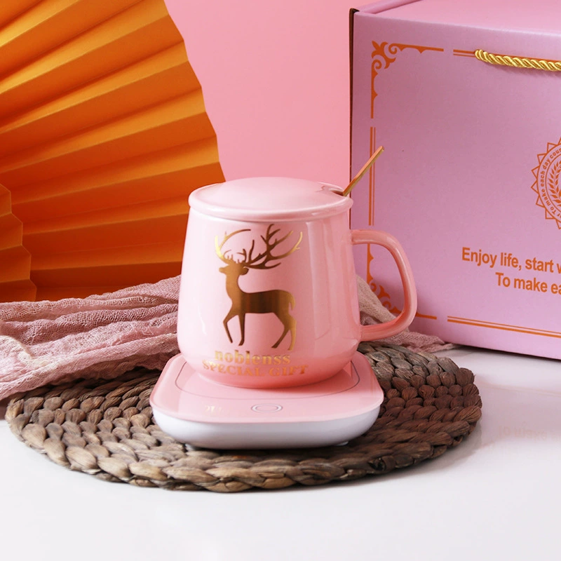 Coffee ceramic glass, handheld gift box, keeps constant temperature, Birthday gift