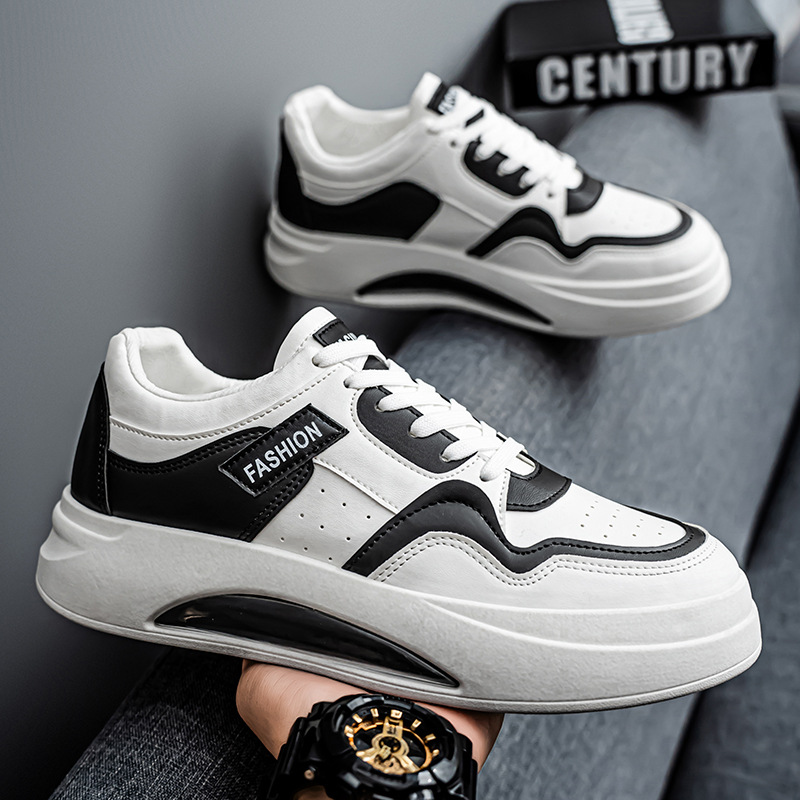 Zapatos de hombre verano transpirables, diseño de nicho, zapatillas de deporte casuales de todo fósforo, deportes de todo fósforo, zapatos de moda blancos impermeables aumentados