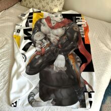 明日方舟山吽赛车FURRY兽人周边毛毯宿舍卧室空调毯办公披肩毯子