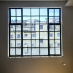 廊格50系列老钢窗门别墅老洋房海棠花玻璃拱形窗法式复古风门窗