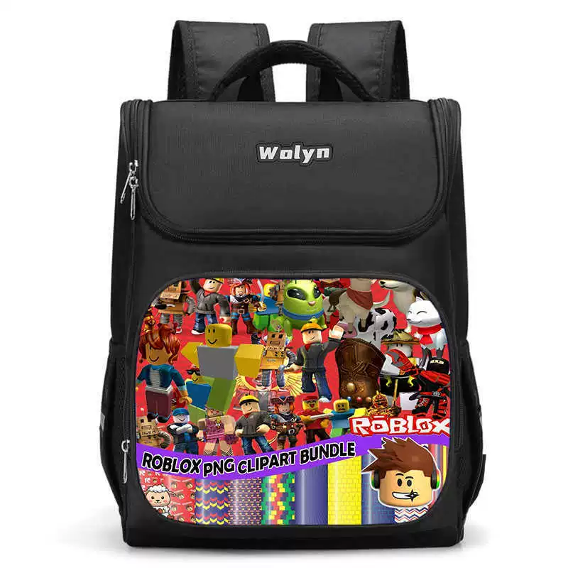 Roblox Робле Missing Printing Cross-border пакет для детей, школьный рюкзак для детей начальных классов поддерживает прямые продажи производителя