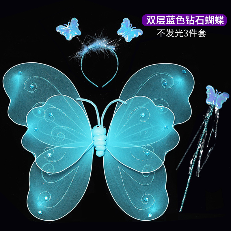 Día de los Niños del 1 de junio regalos de chicas ángeles mariposa alas maravillosas hadas princesa vestido vestido vestido