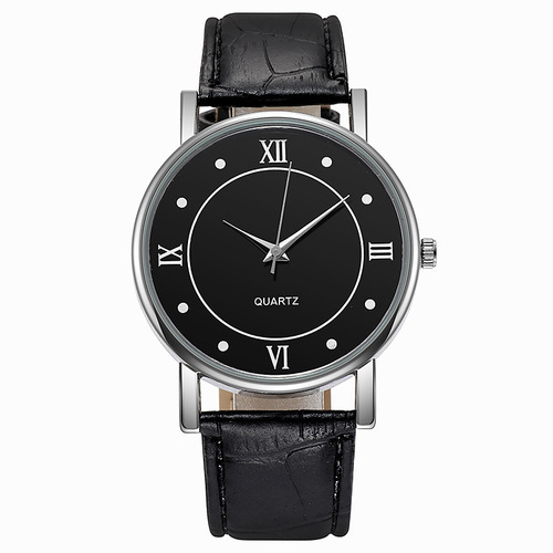 Cross-border Wish New Men's Casual Business Quartz Thin Strap Gift Watches Wholesale Dropshipping
