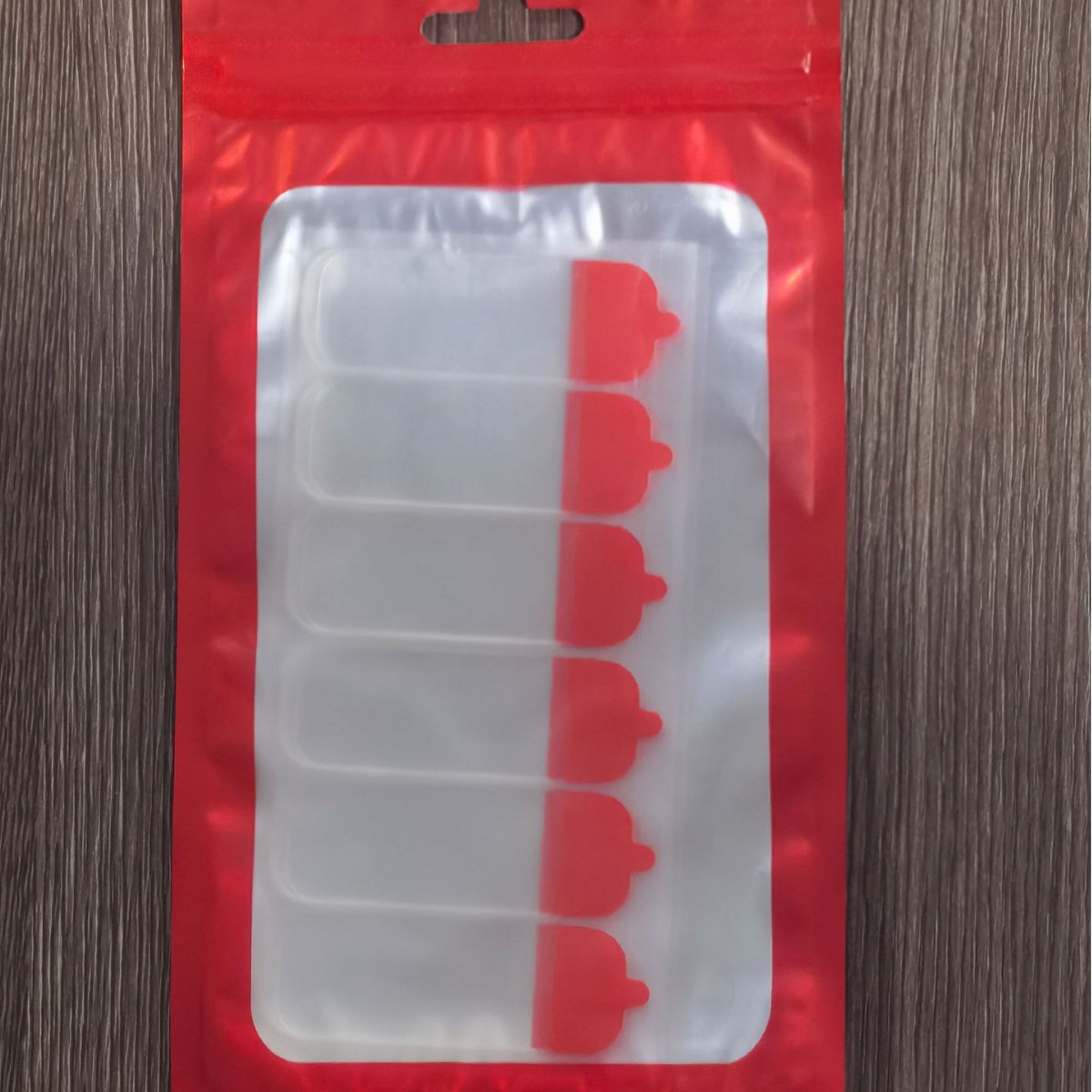 Pack of 5 red film couplets (plus bag)