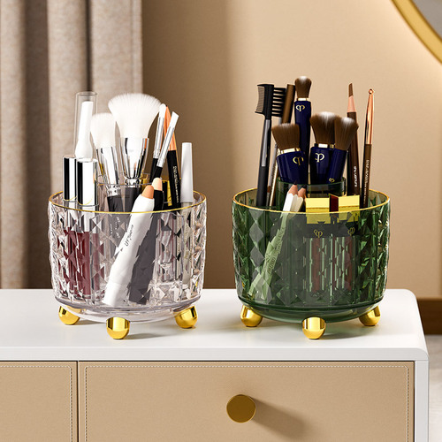 Yimijia 360-degree rotating pen holder storage box classification stationery office desktop multifunctional pen holder pen barrel