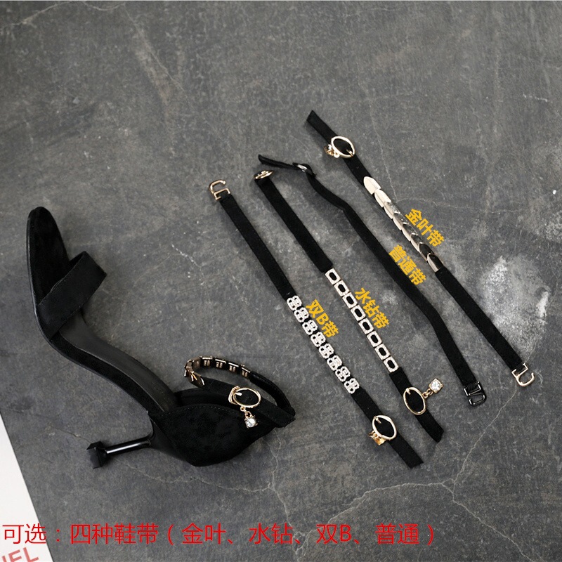 Dropshipping Thin-Heeled High-Heeled Sandals, Small Sizes 31 32 33, Open-Toe with Single Strap, Large Sizes 42 43, Extra Wide and Spacious