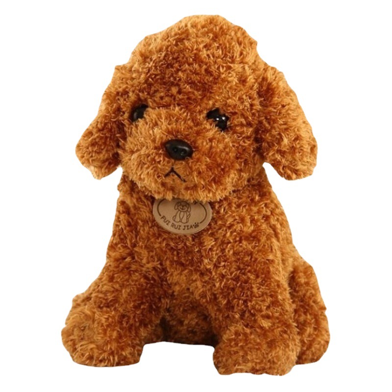 Fabricante al por mayor de lindos peluches realistas de perro, muñeco de peluche de cachorro, regalo de cumpleaños para niños, mini