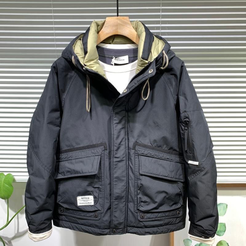 Short keep warm fashionable trend universal travel down jacket with…